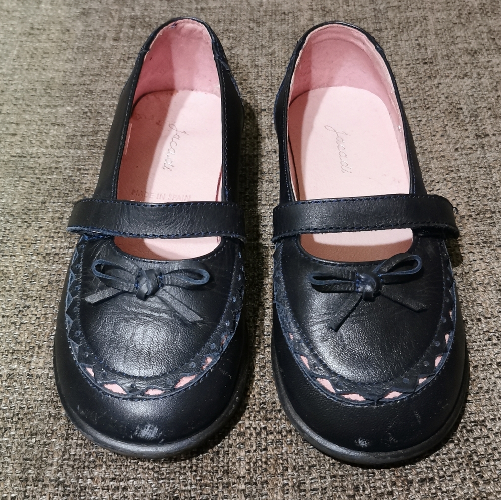 JACADI Toddler Gilr Leather shoes Mary Jane